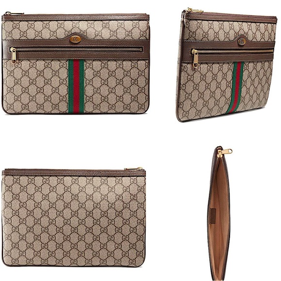 NEW Gucci Ophidia GG Supreme Pouch - Picture 5 of 12